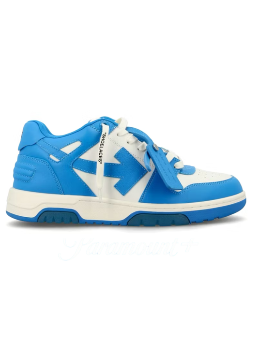 OFF-WHITE Out Of Office OOO Low Tops White Blue