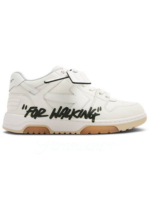 OFF-WHITE Out Of Office OOO Low Tops For Walking White Brown