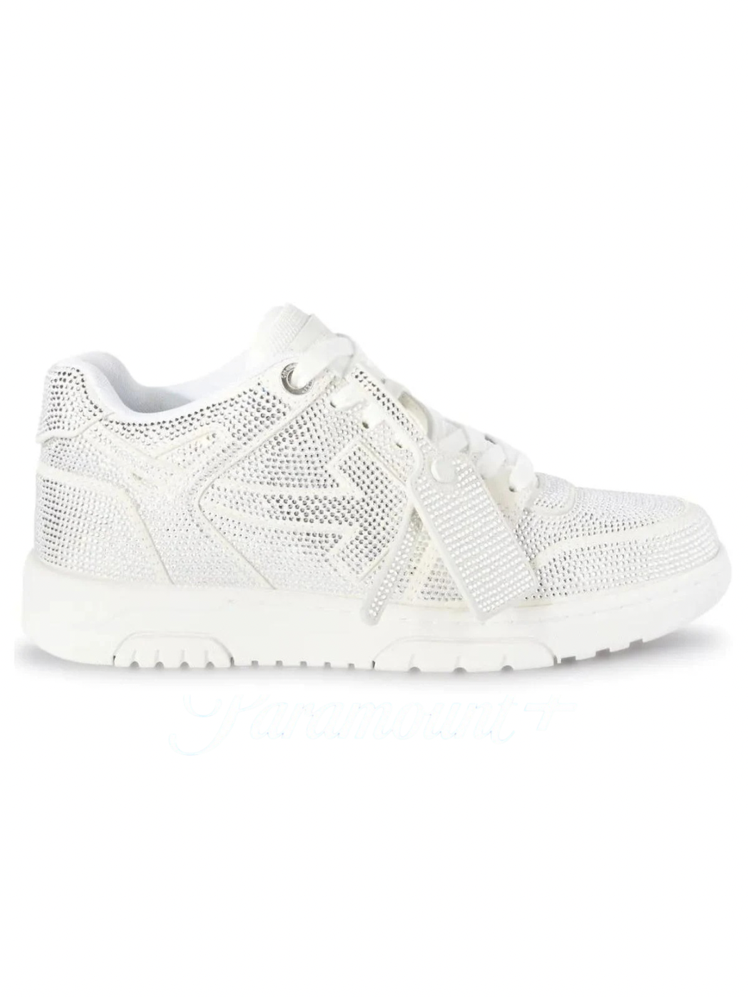 OFF-WHITE Out Of Office OOO Low White Strass