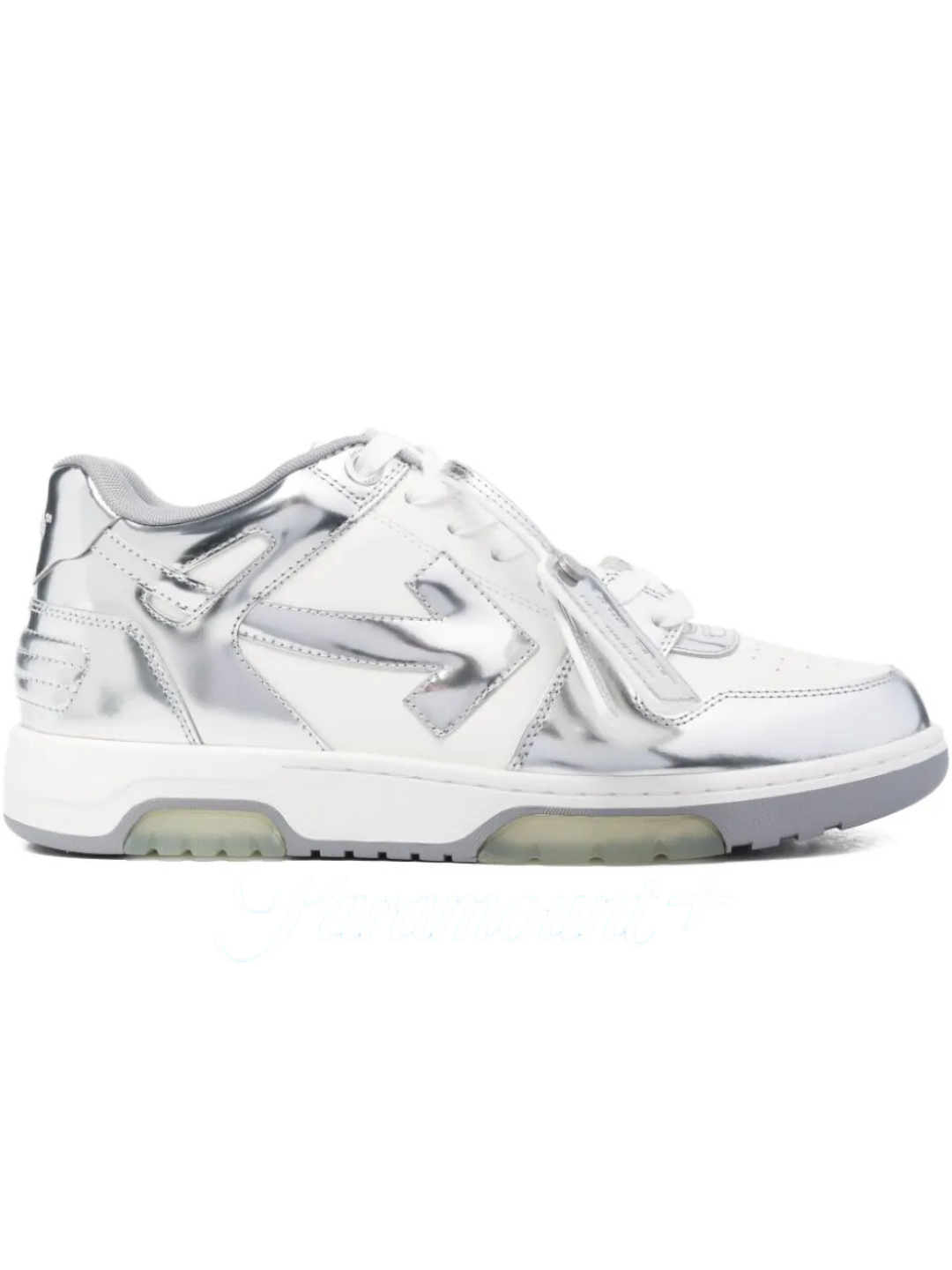 OFF-WHITE Out Of Office OOO Low Mirror Silve