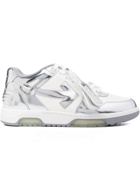 OFF-WHITE Out Of Office OOO Low Mirror Silve