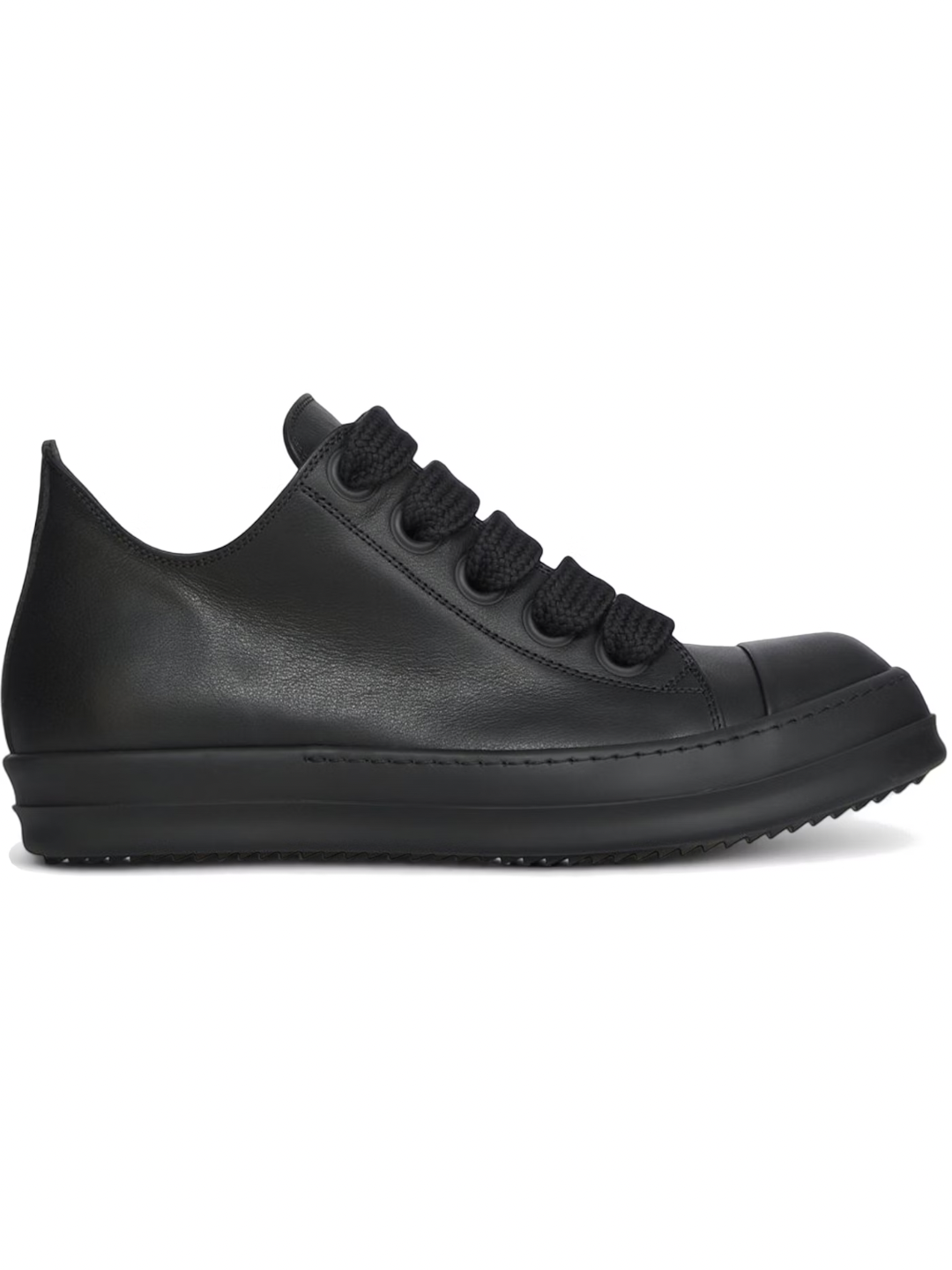 Rick Owens Concordians Jumbo Laced Low All Black