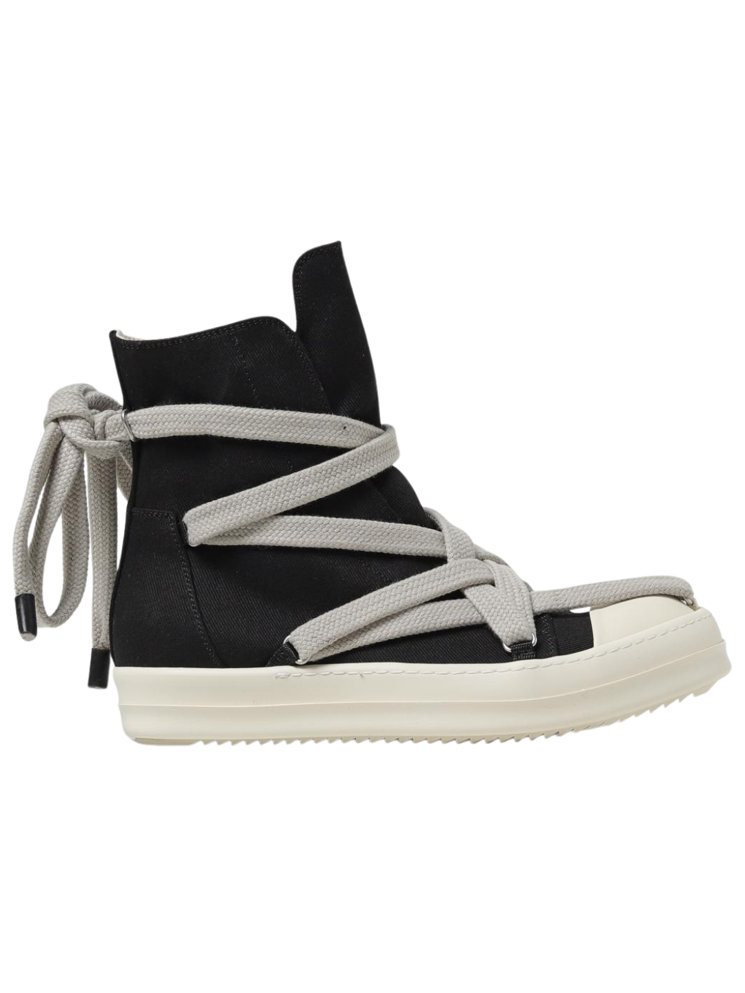 Rick Owens Drkshdw Hexa High Black Pearl Milk Fat Lace