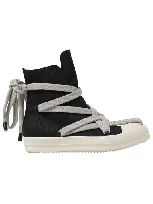 Rick Owens Drkshdw Hexa High Black Pearl Milk Fat Lace
