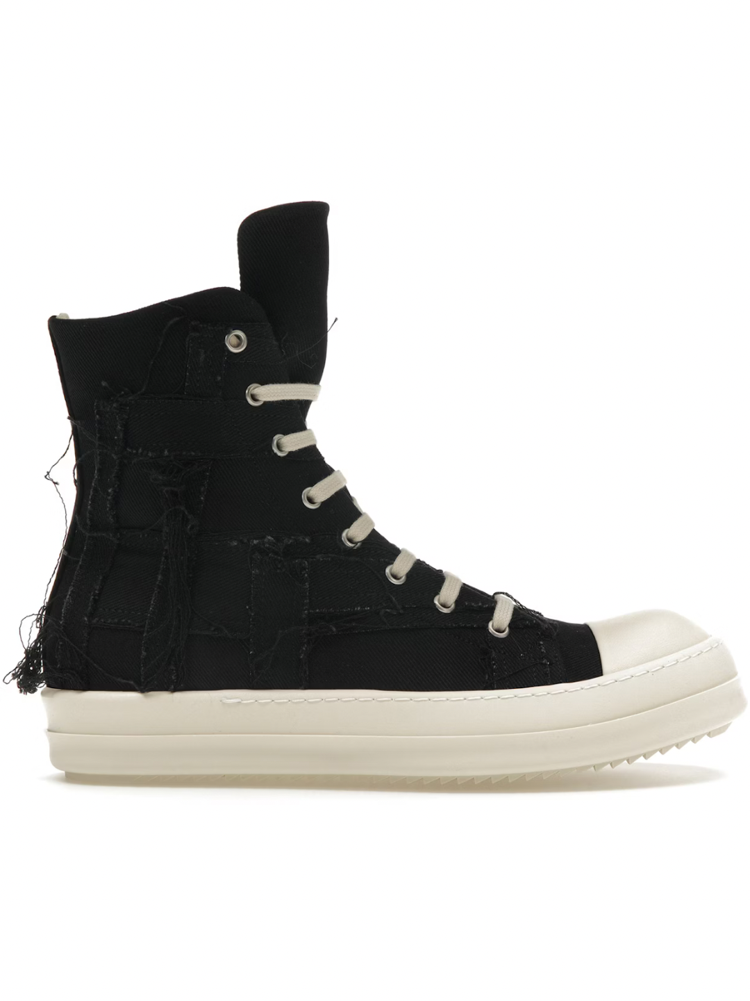 Rick Owens DRKSHDW Luxor Slashed High Black Milk