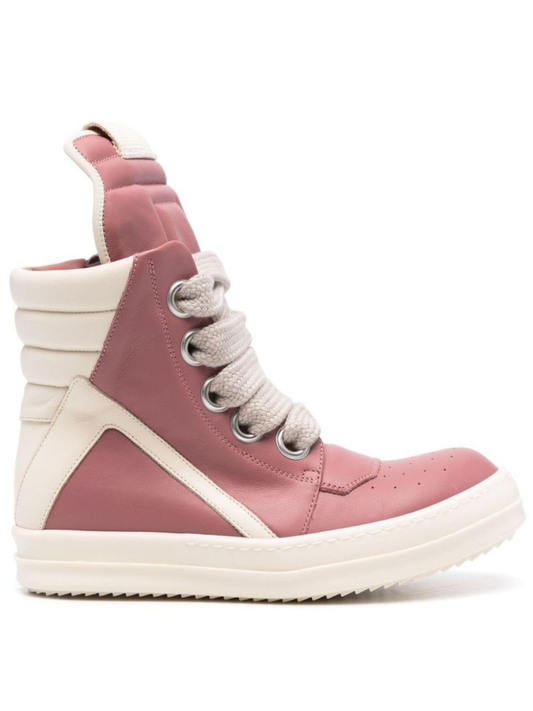 Rick Owens Concordians Jumbolace Geobasket Pink