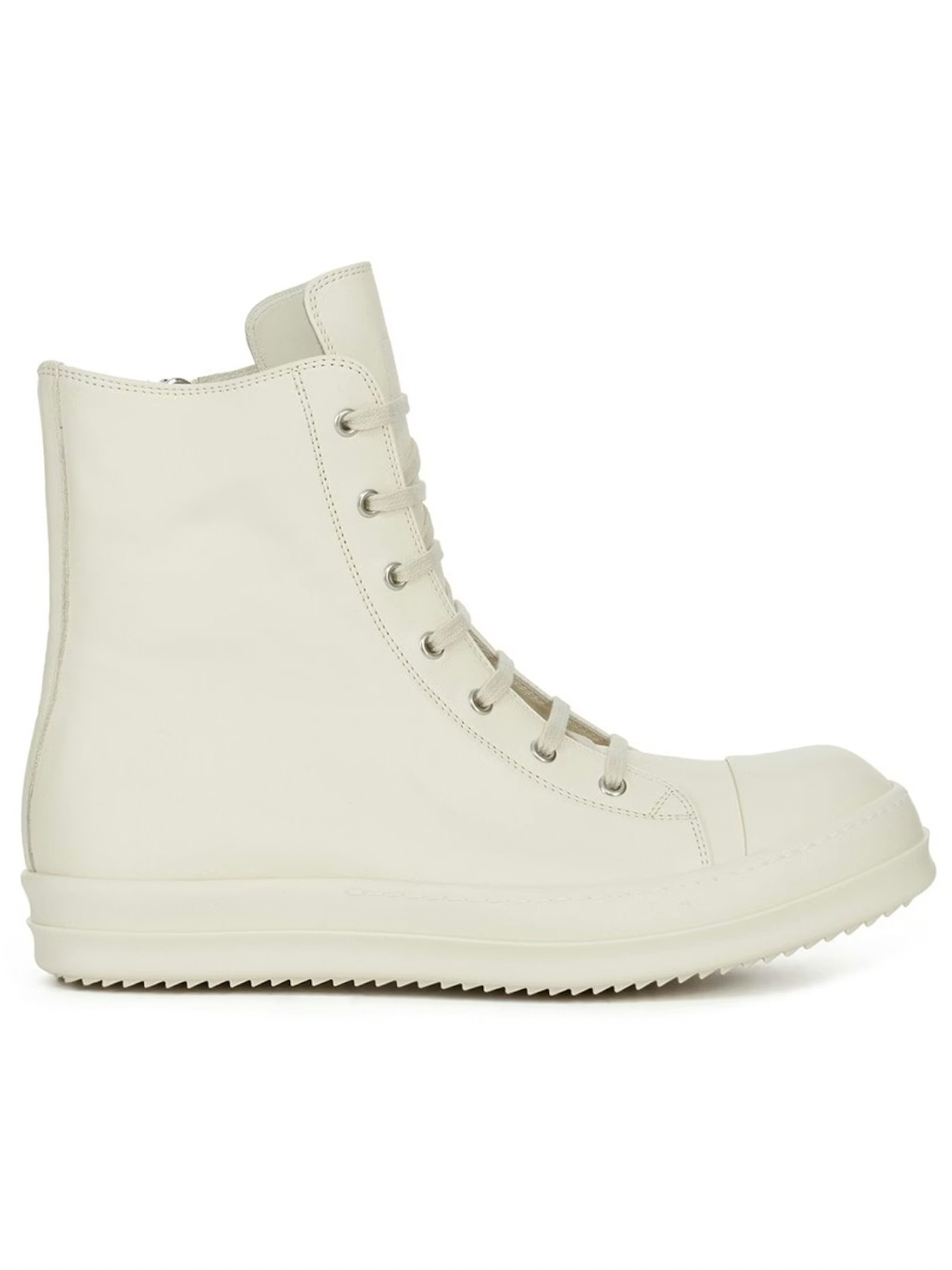 Rick Owens Lido Ramones High Top Milk