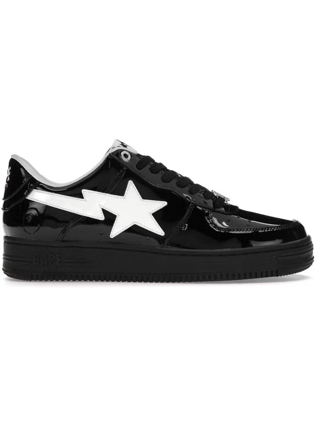 A Bathing Ape Bape Star #2 Black White