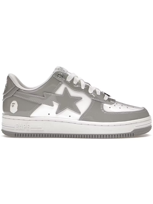 A Bathing Ape Bape Star White Grey