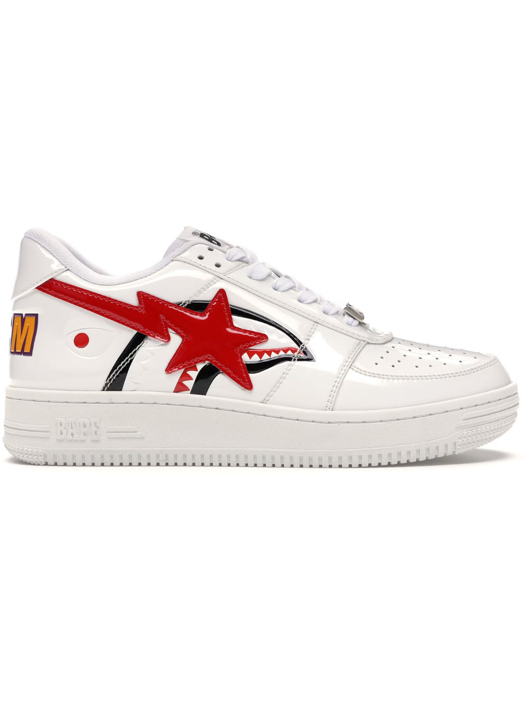 A Bathing Ape BAPE Sta Low Shark White