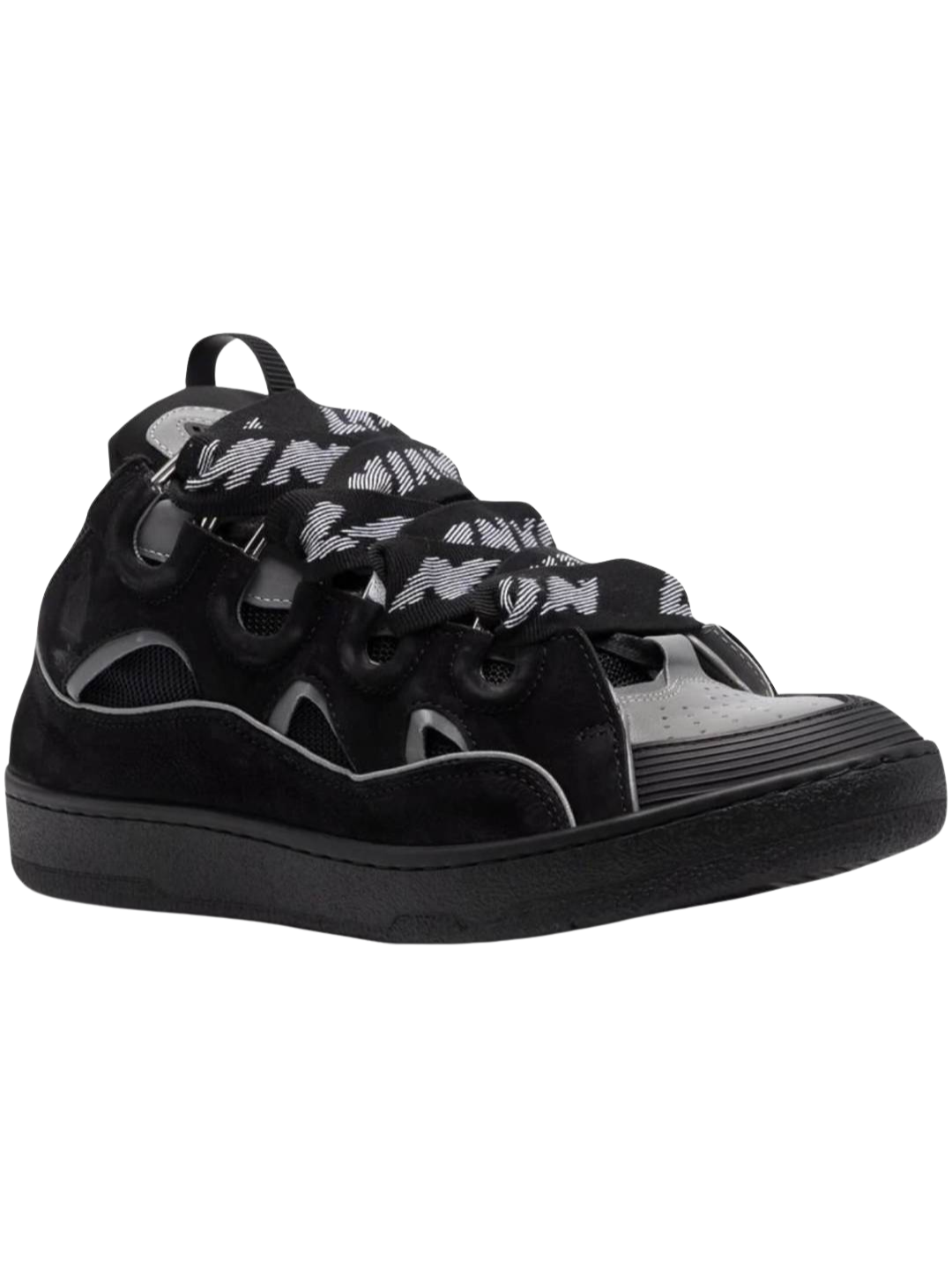 Lanvin Curb Sneaker Black Grey
