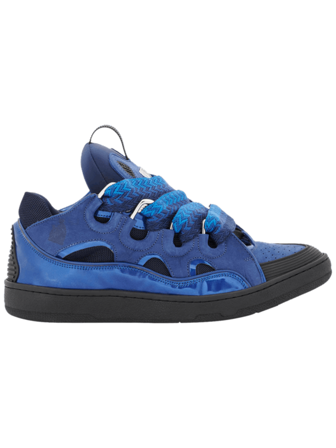 Lanvin Curb Sneaker Metallic Majorelle Blue
