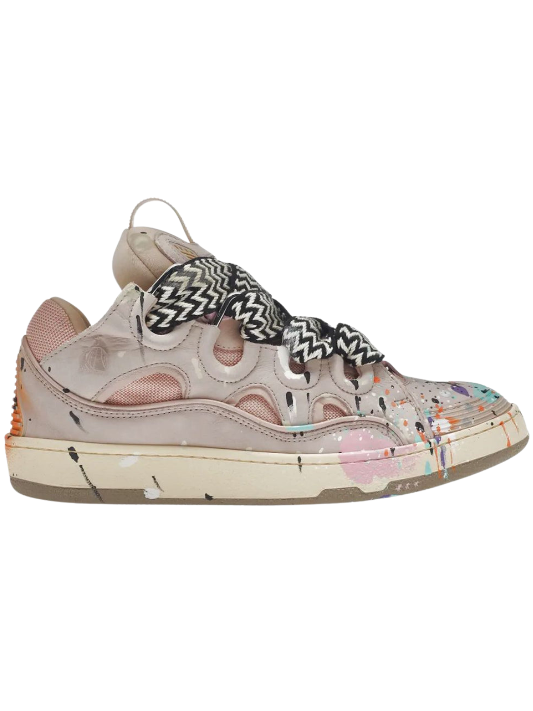 Lanvin Leather Curb Gallery Dept. Pale Pink Multi