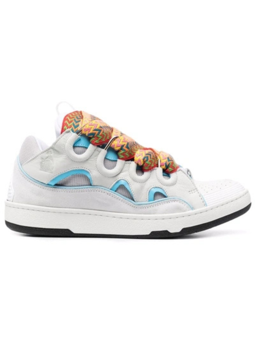 Lanvin Curb Sneaker White Blue