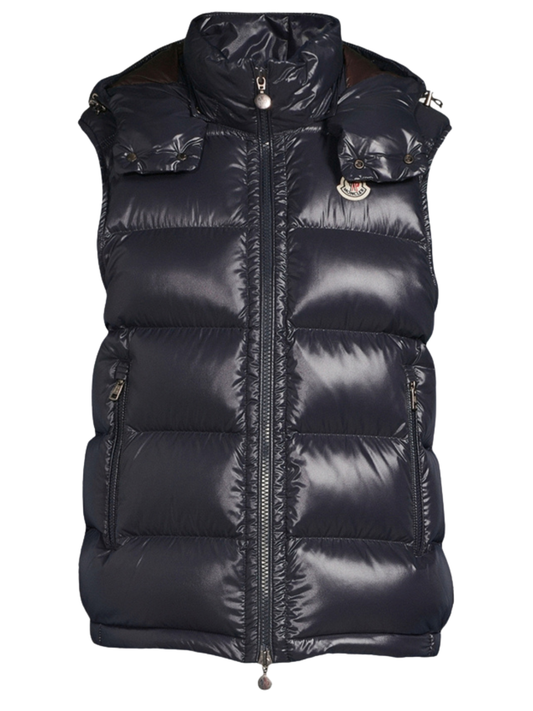 Moncler Bormes Vest Navy Shiny