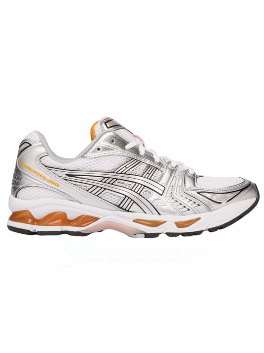 ASICS Gel-Kayano 14 x JJJJound White Pure Silver Orange
