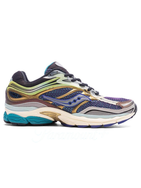 Saucony Progrid Omni 9 Crystal Cave Purple Yellow