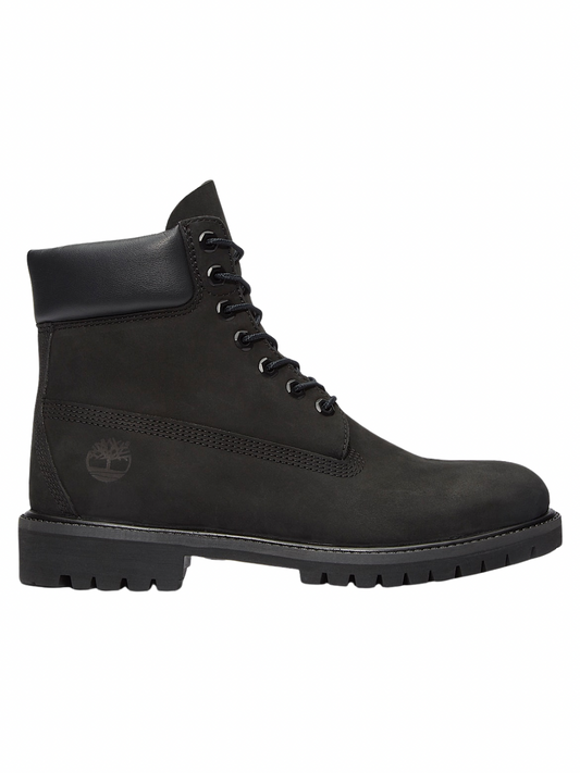 Timberland 6" Premium Waterproof Boot Black Nubuck Premium