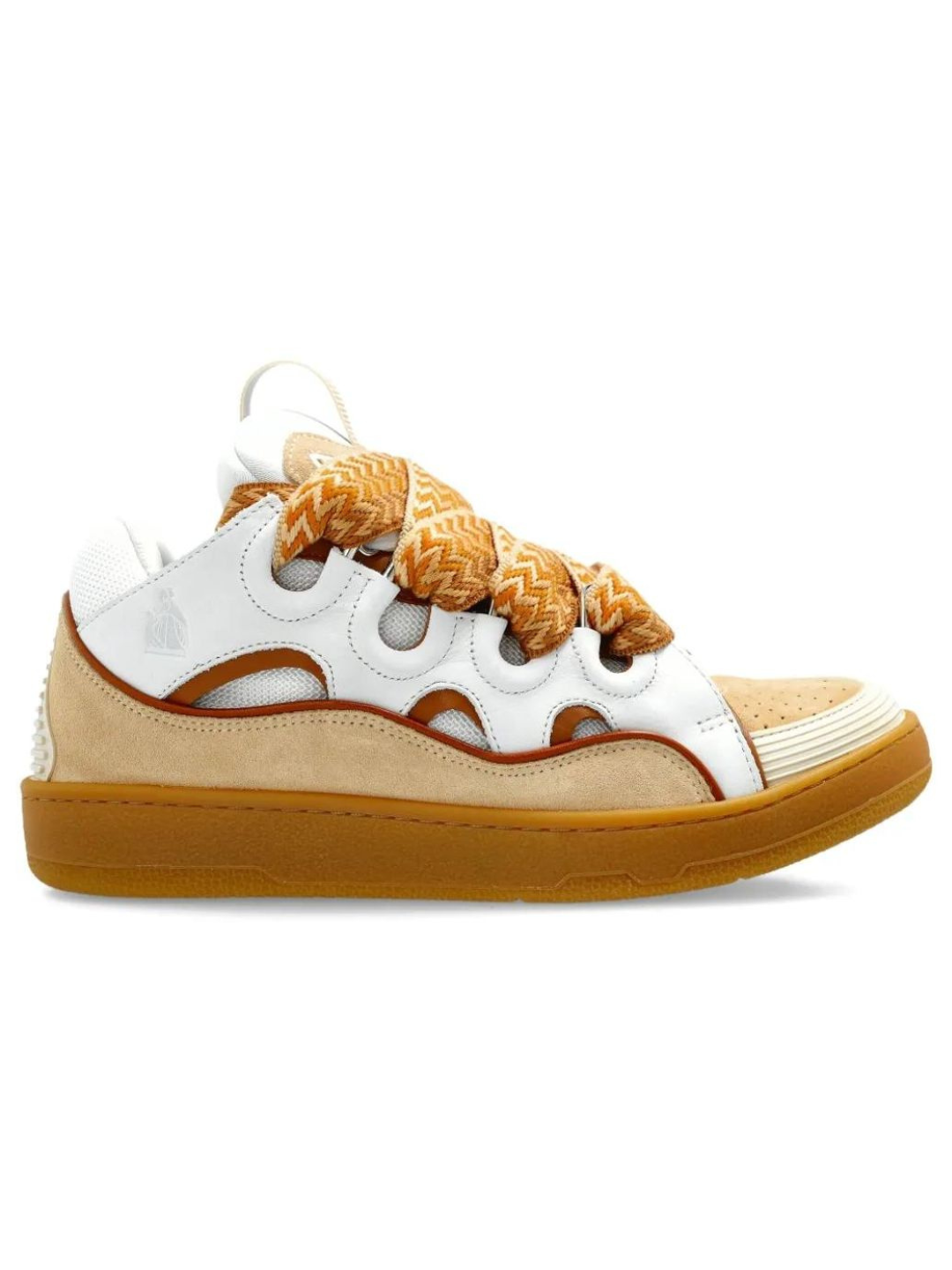 Lanvin Leather Curb White Honey