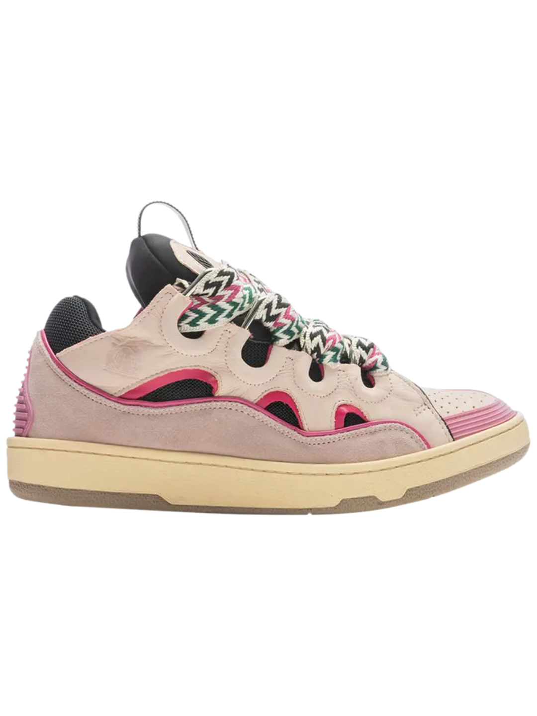 Lanvin Leather Curb Pink Black