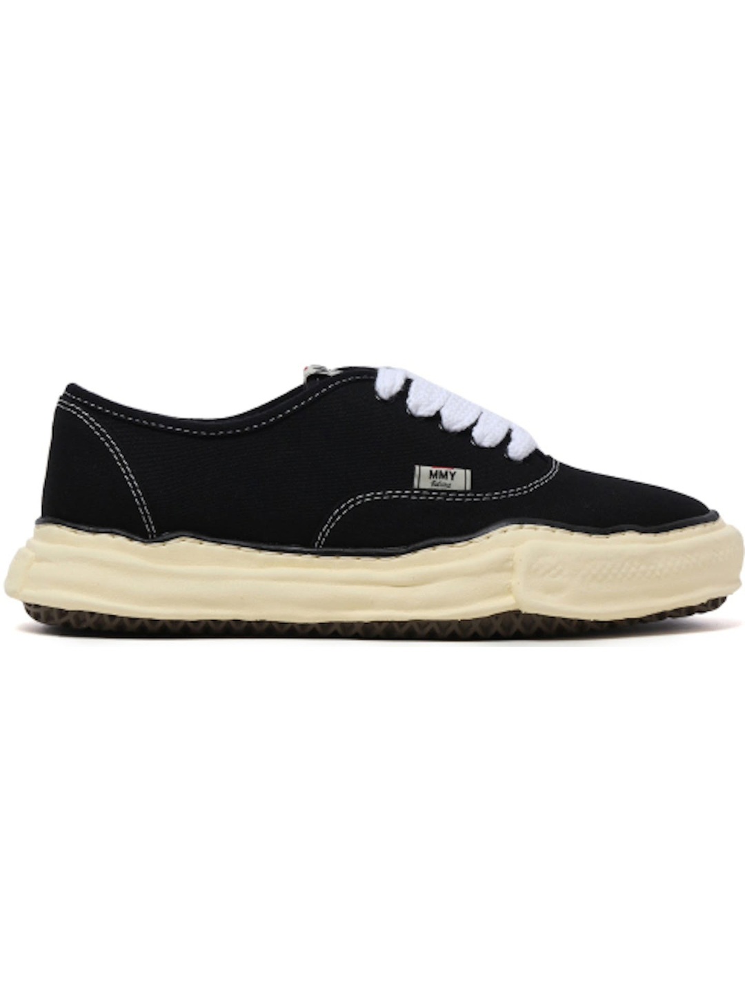 Maison Mihara Yasuhiro Baker Vintage OG Sole Canvas Low Black White