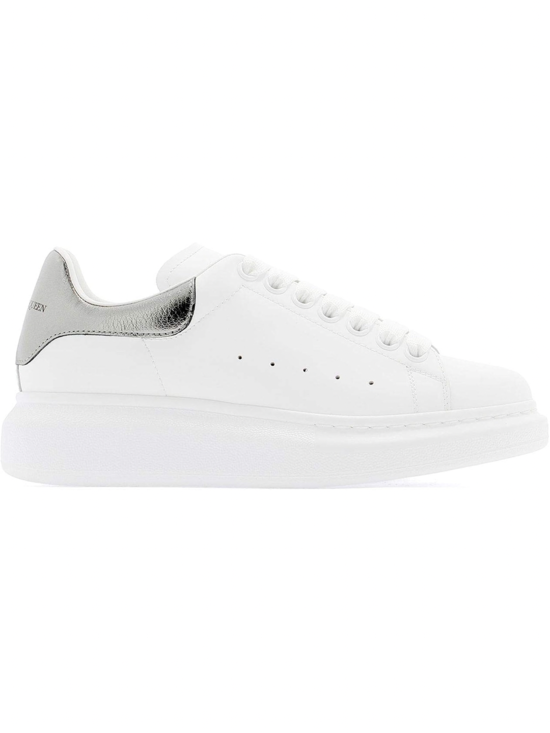 Alexander McQueen Oversized
White Silver Croco