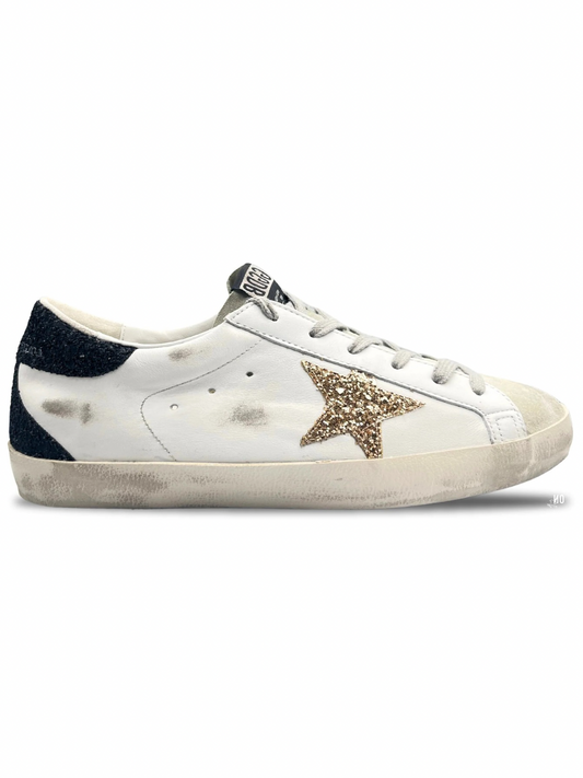 Golden Goose Super-Star Gold Glitter Star