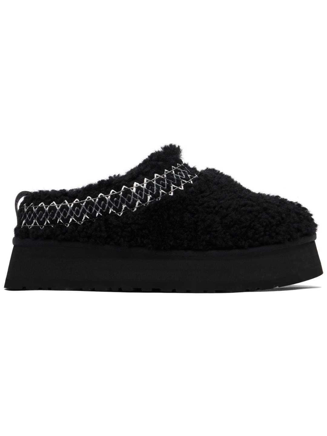 UGG Tazz Slipper Heritage Braid Black