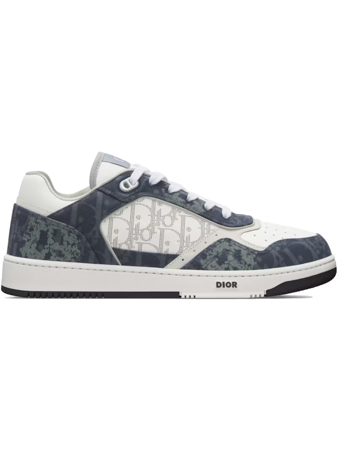 Dior B27 Low Denim Blue White Dior Tears Oblique Galaxy Leather