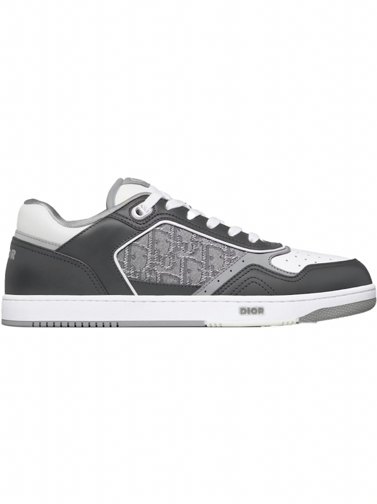 Dior B27 Low Top Anthracite Grey White Calfskin