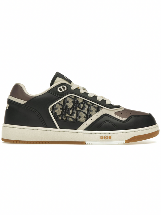 Dior B27 Low Deep Blue Plum Dior Oblique Jacquard