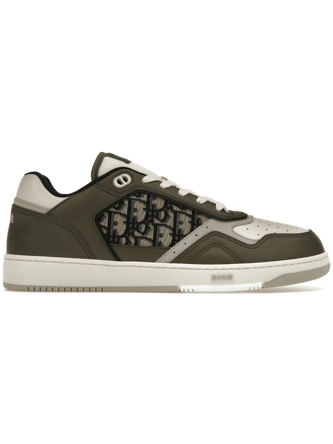 Dior B27 Low Olive Cream Beige Black Dior Oblique Jacquard