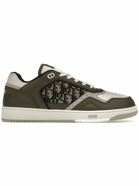 Dior B27 Low Olive Cream Beige Black Dior Oblique Jacquard