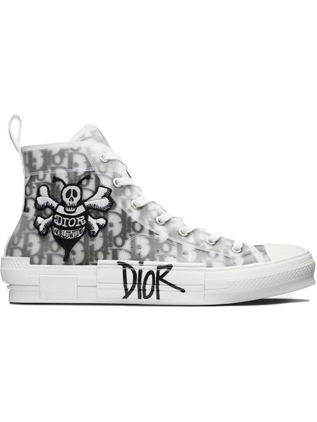 Dior B23 High Top Dior and Shawn B23 Bee Embroidery