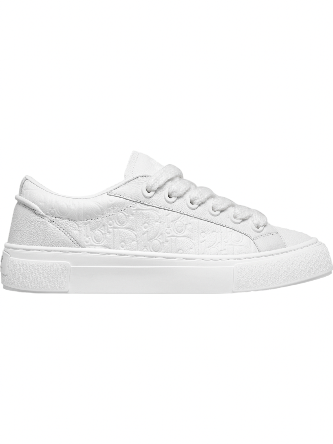 Dior B33 White Grained Calfskin White Gravity Leather