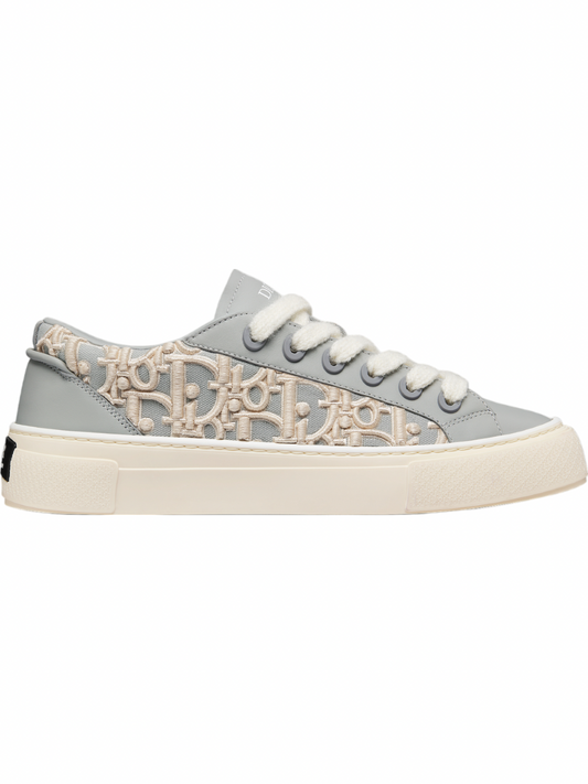 Dior B33 Cream Smooth Calfskin Raised Embroidery
