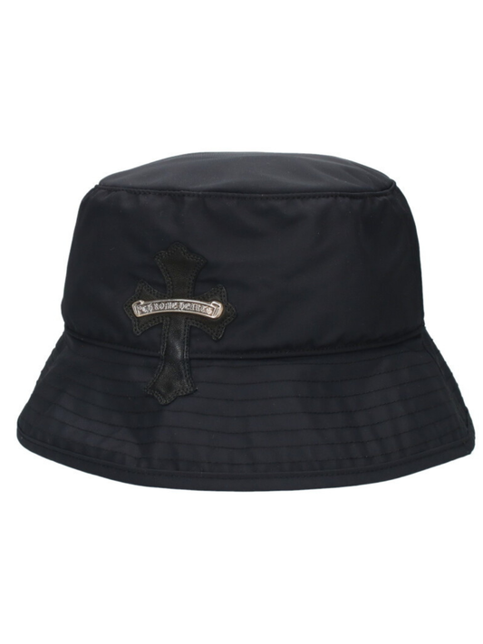CHROME HEARTS Black Patch Bucket Hat
