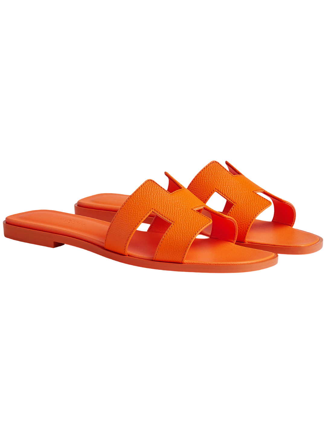 Hermes Oran Sandals Orange Sunset