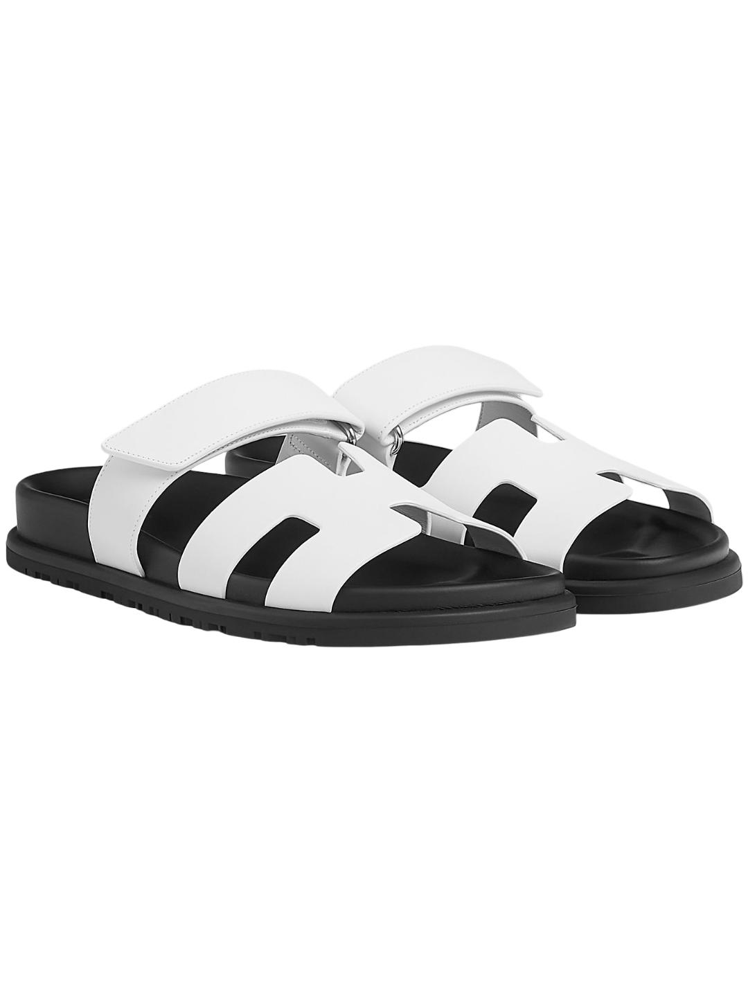 Hermes Chypre Sandals Blanc