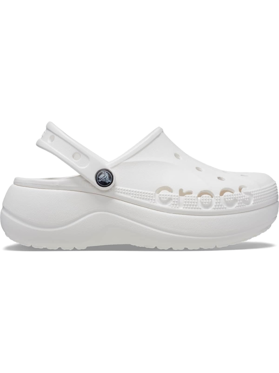 Crocs Baya Platform Clog White