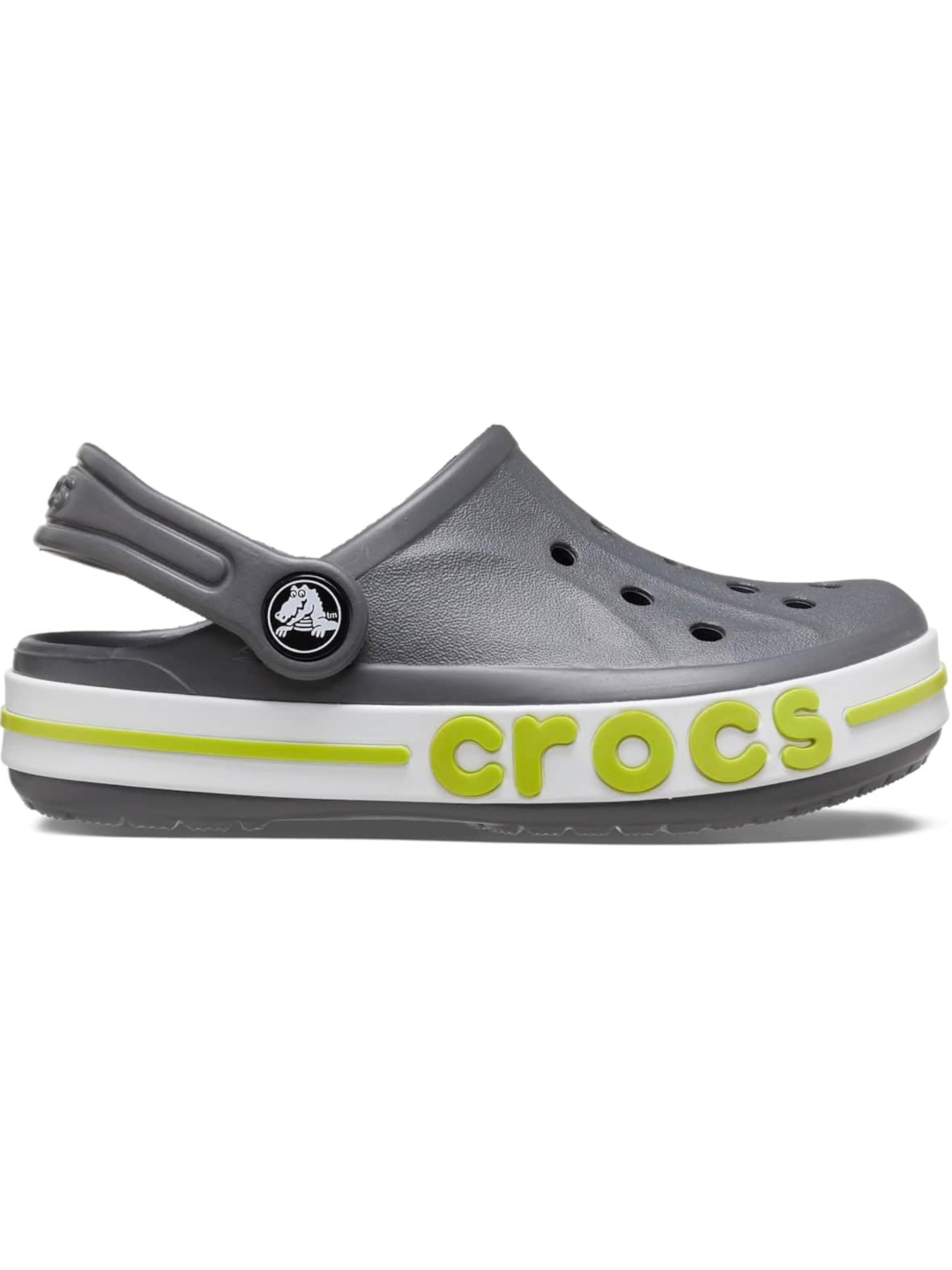Crocs Bayaband Clogs Grey Lime