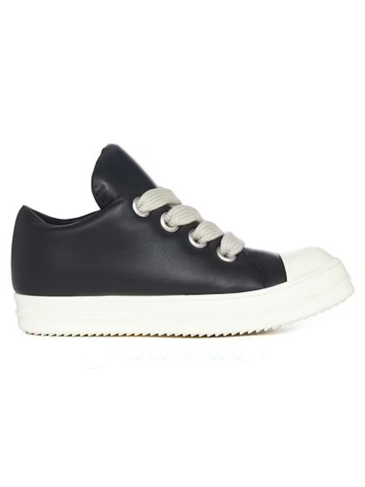 Rick Owens DRKSHDW Jumbolace Low Sneaker Black Milk