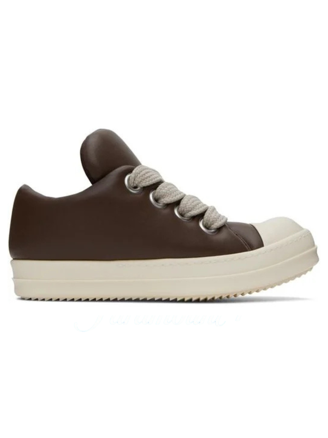 Rick Owens DRKSHDW Jumbo Lace Padded Low Sneaker Dark Brown