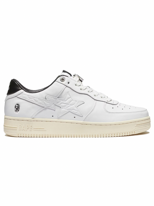 A Bathing Ape BAPE Sta Low STA Black White Silver
