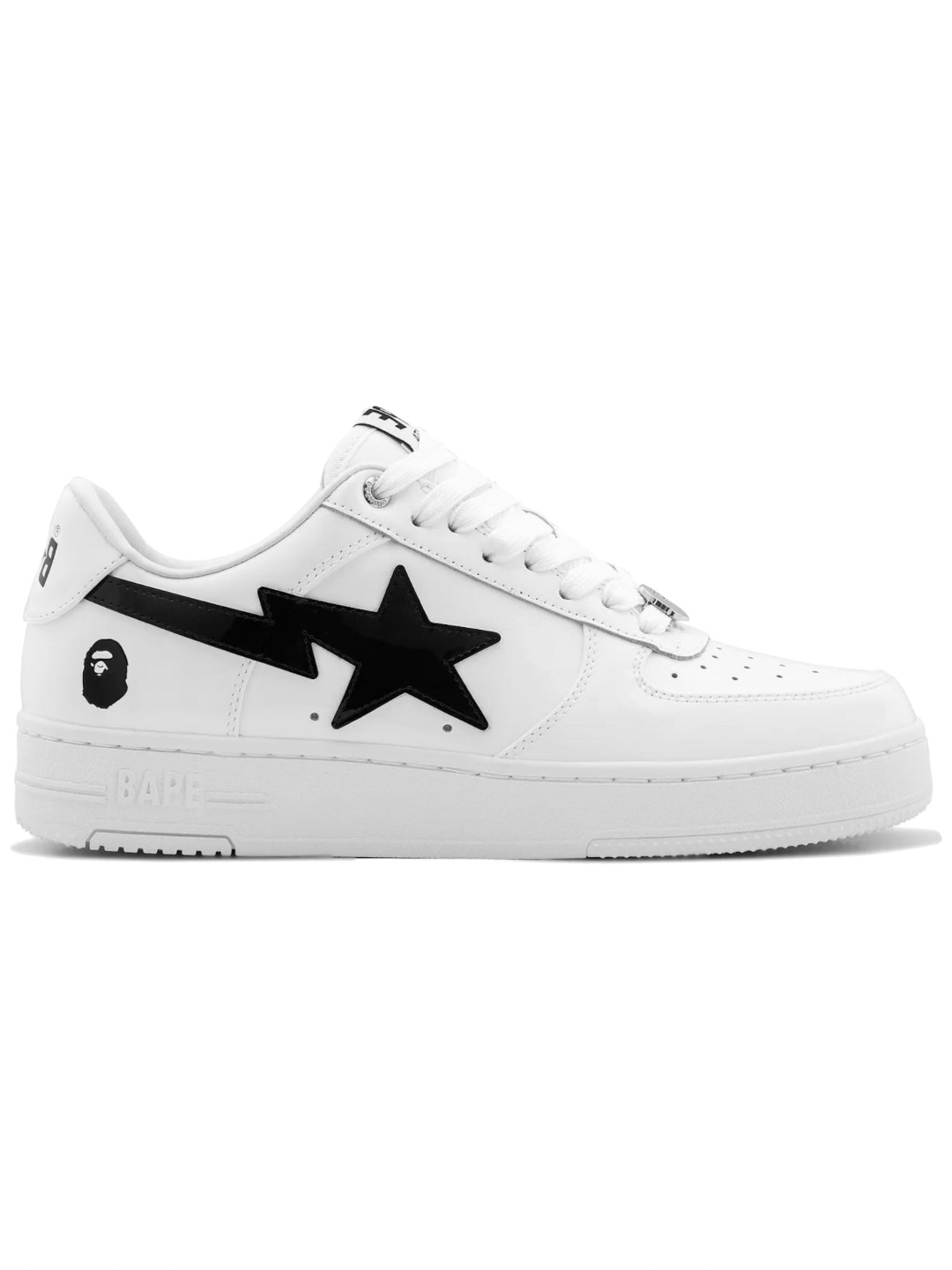 A Bathing Ape BAPE Sta Low White Black