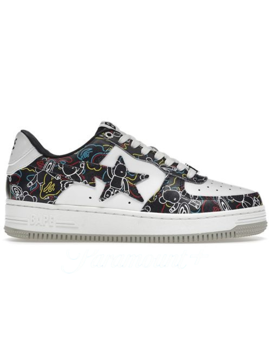 A Bathing Ape BAPE Sta Low medicom Toy Bearbrick Camo Black