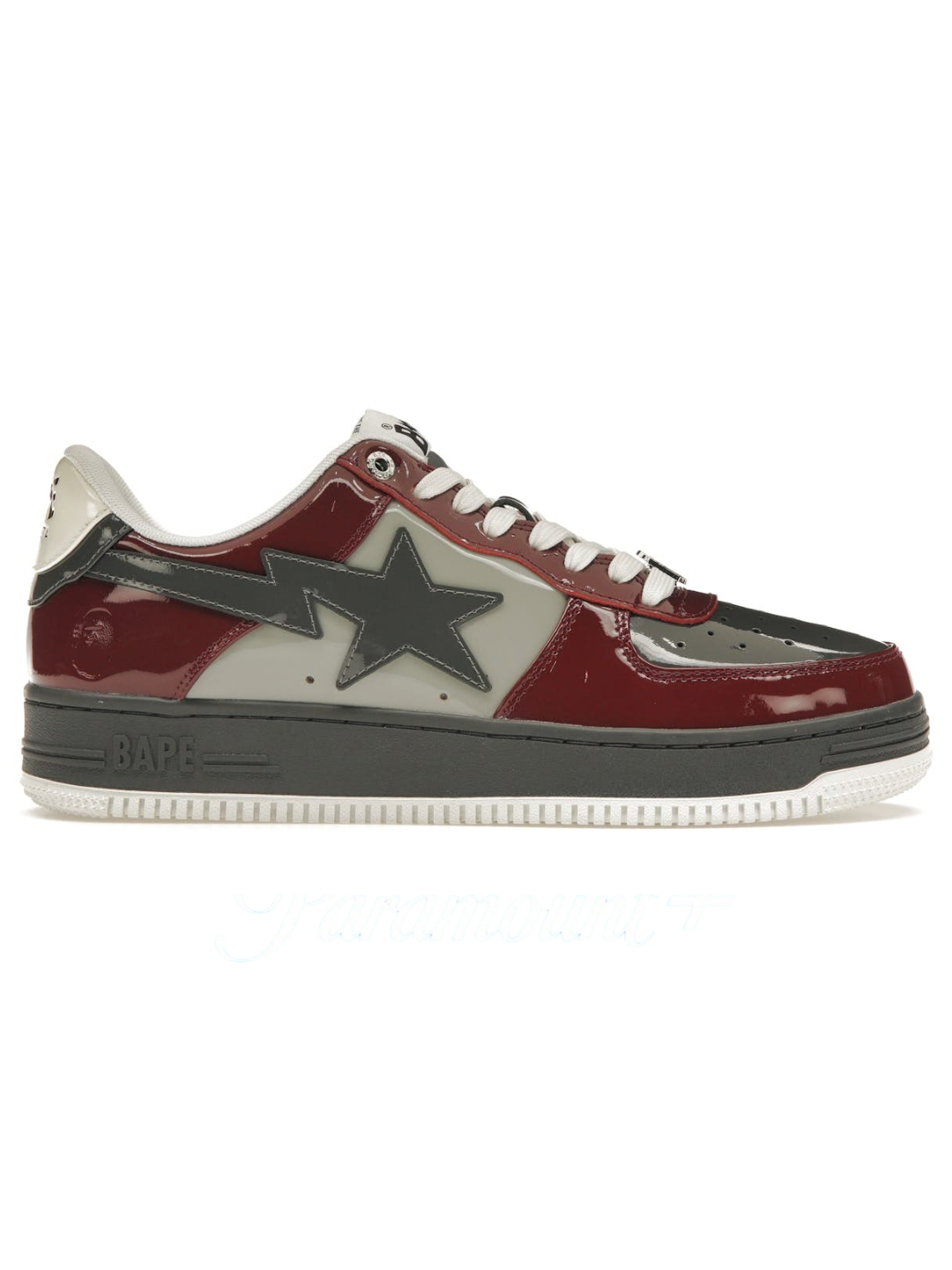 A Bathing Ape BAPE Sta Low Nostalgic Burgundy Grey