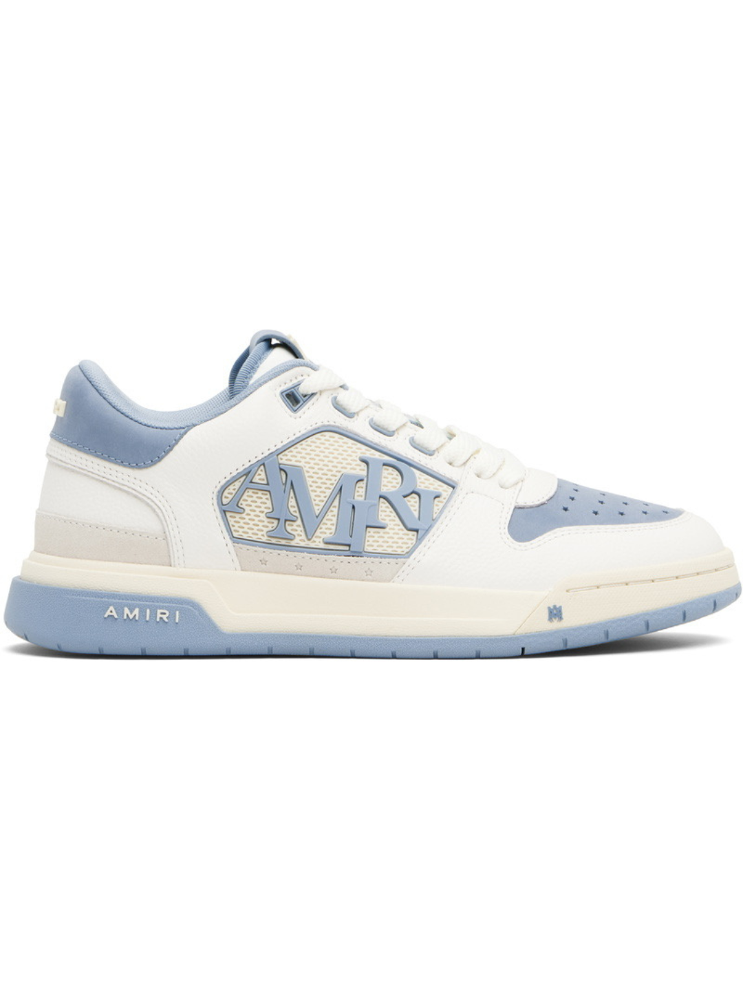 Amiri Classic Low White Blue