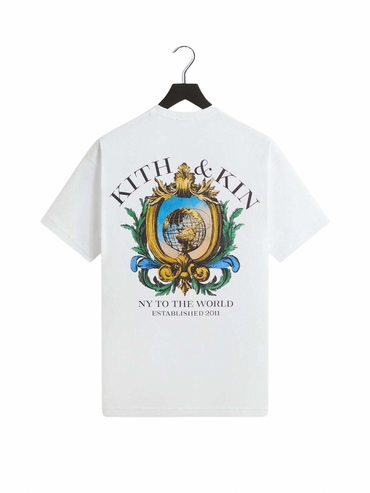 KITH & KIN “NY to the World” Graphic Tee White