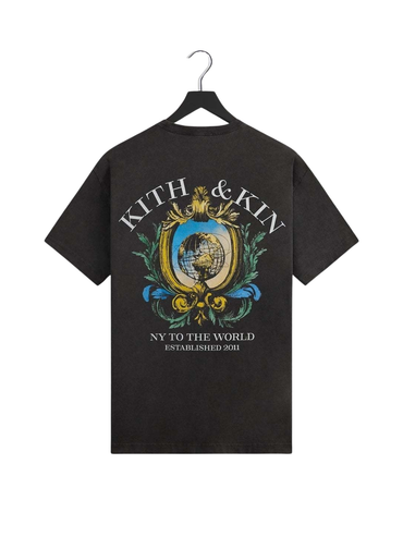 KITH & KIN “NY to the World” Graphic Tee Black